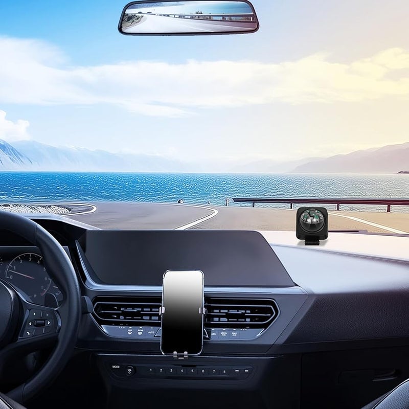 قطعتان من حامل كرة البوصلة القابلة للتعديل للسيارة لتوجيه الملاحة في لوحة القيادة لسيارات الدفع الرباعي والشاحنات والعربات المنزلية المتنقلة - Image 4